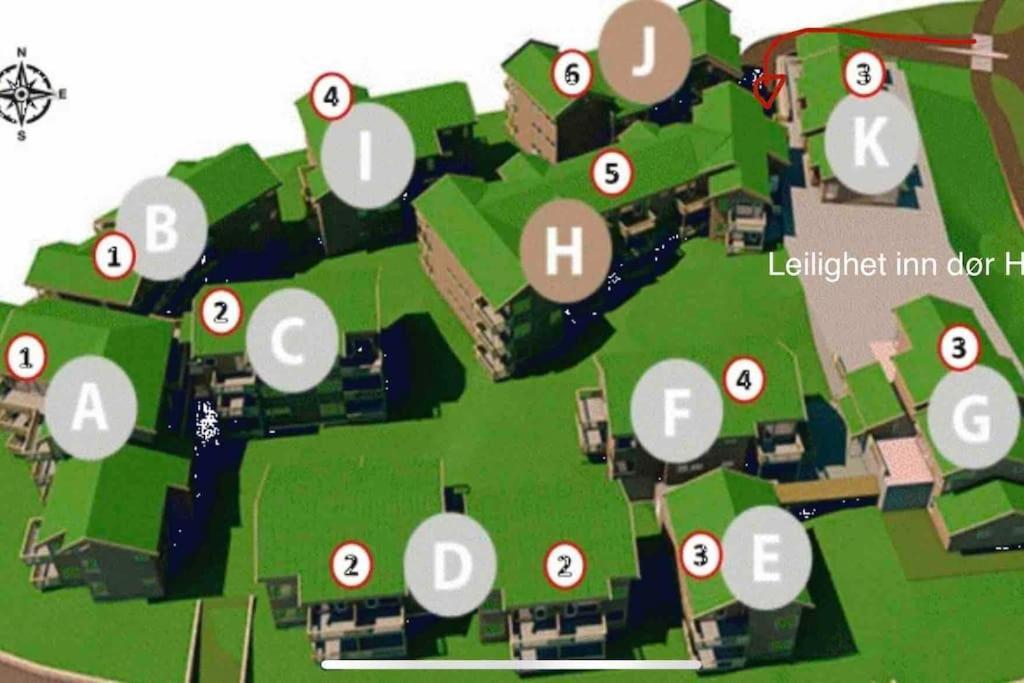 Nice Apartment On Geilotunet, Close To City Center Экстерьер фото